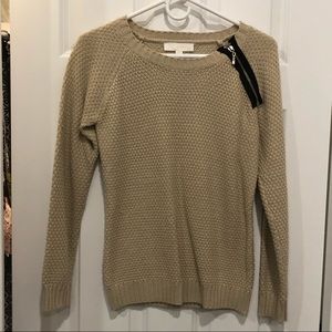 Lumiere sweater with zipper detail. Small.